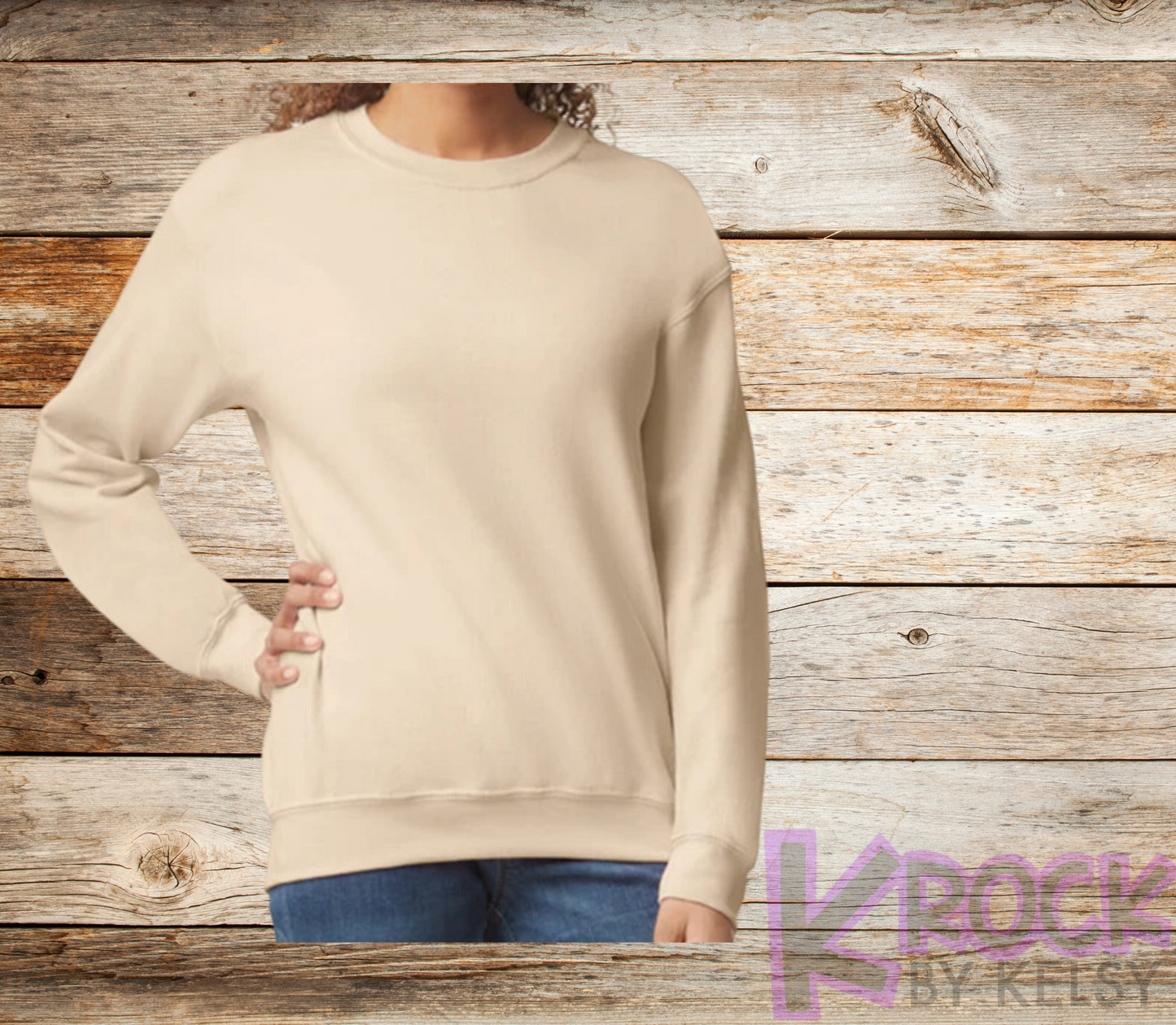 Adult Unisex 50/50 Fleece Crew