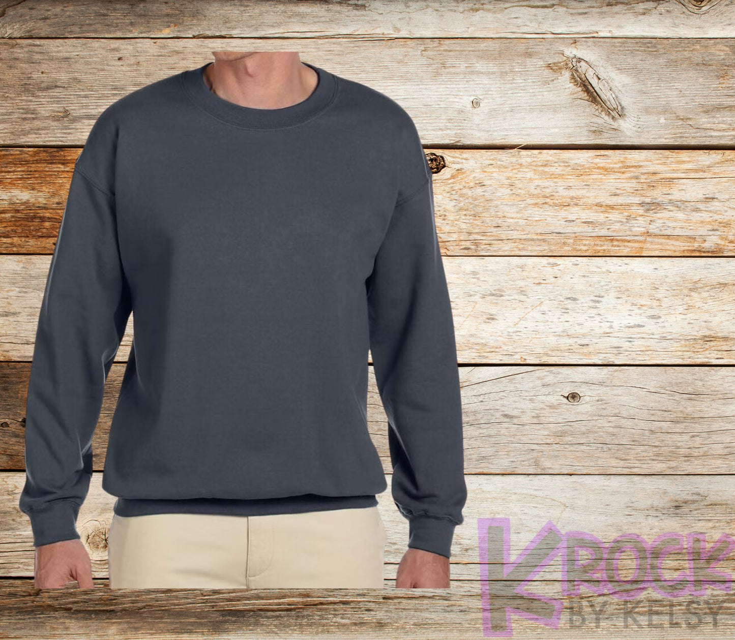 Adult Unisex 50/50 Fleece Crew