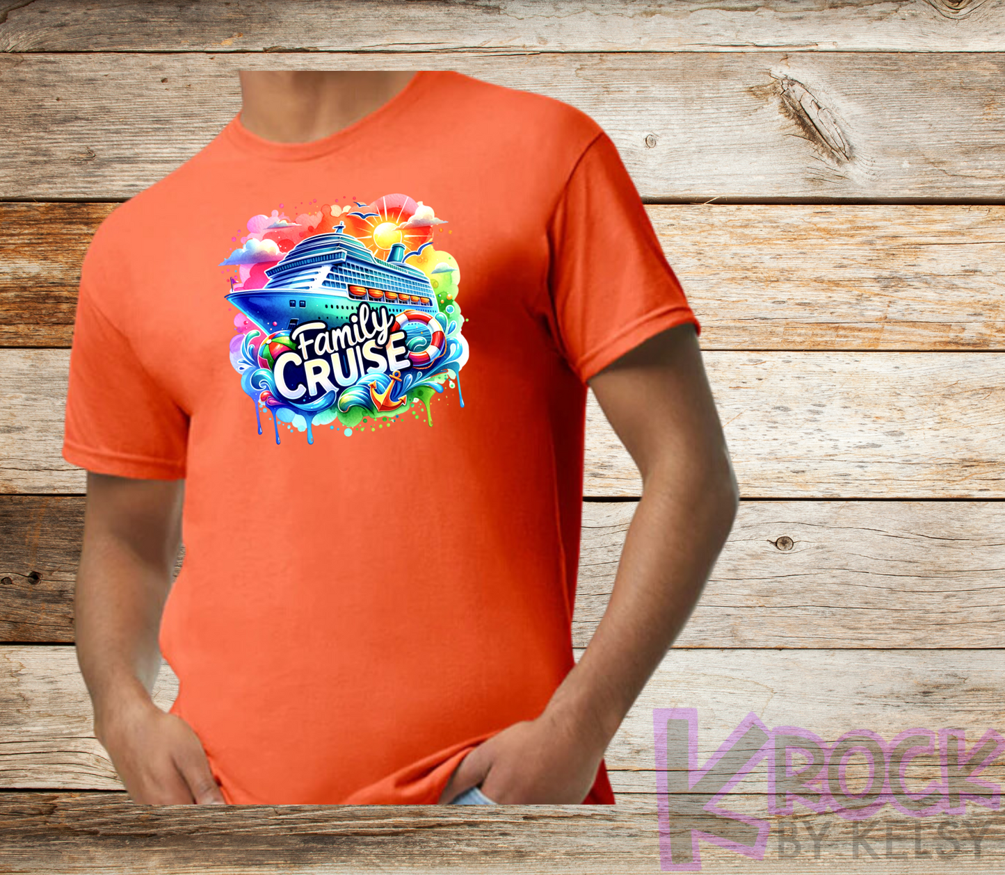 Family Cruise - Adult Unisex Cotton T-Shirt