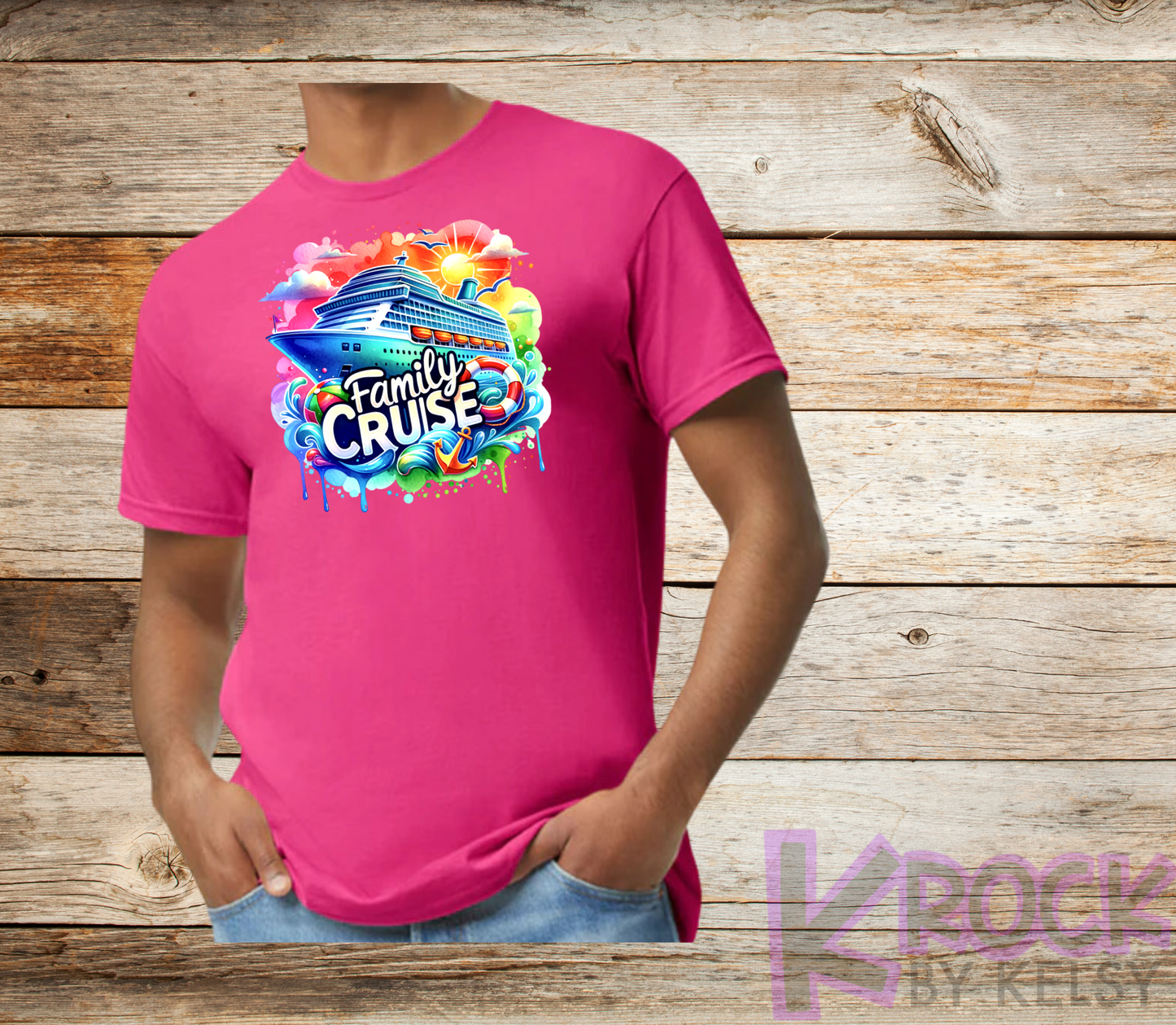 Family Cruise - Adult Unisex Cotton T-Shirt