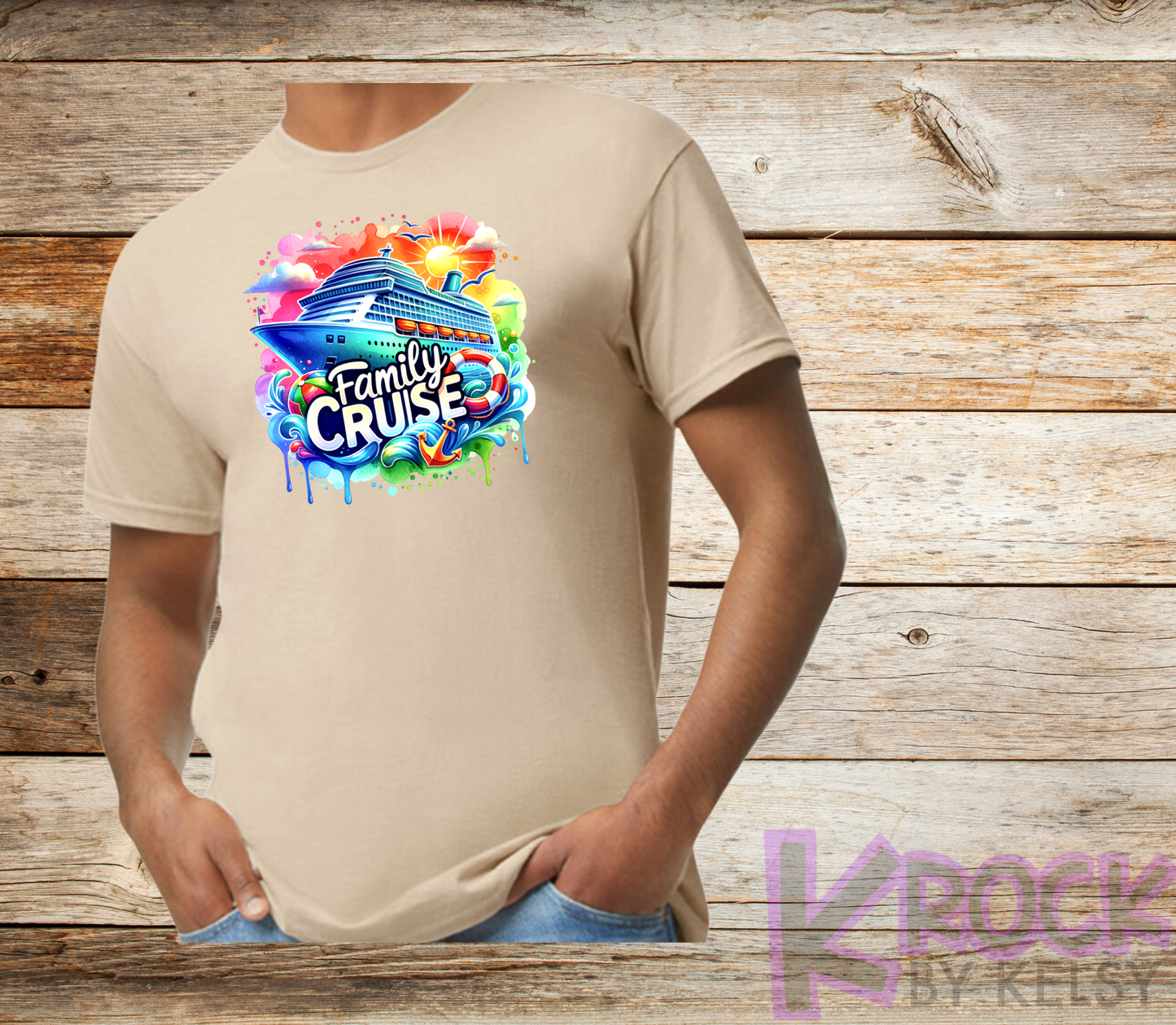 Family Cruise - Adult Unisex Cotton T-Shirt