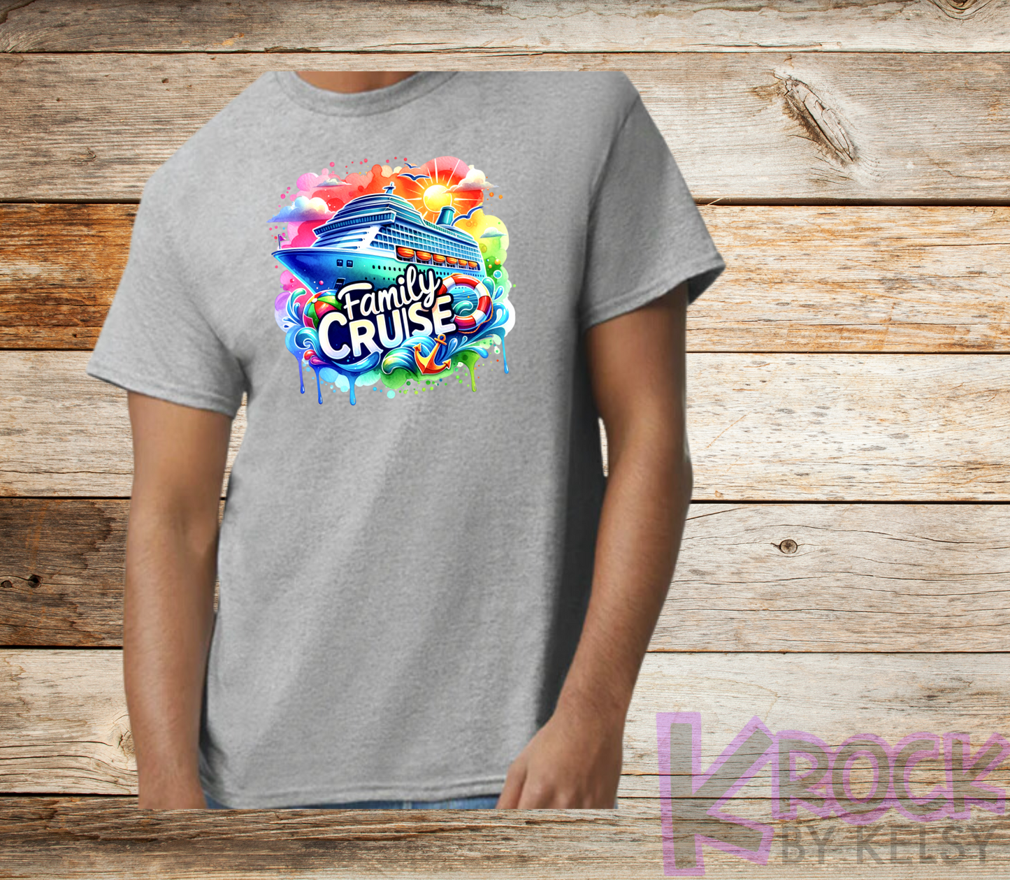Family Cruise - Adult Unisex Cotton T-Shirt