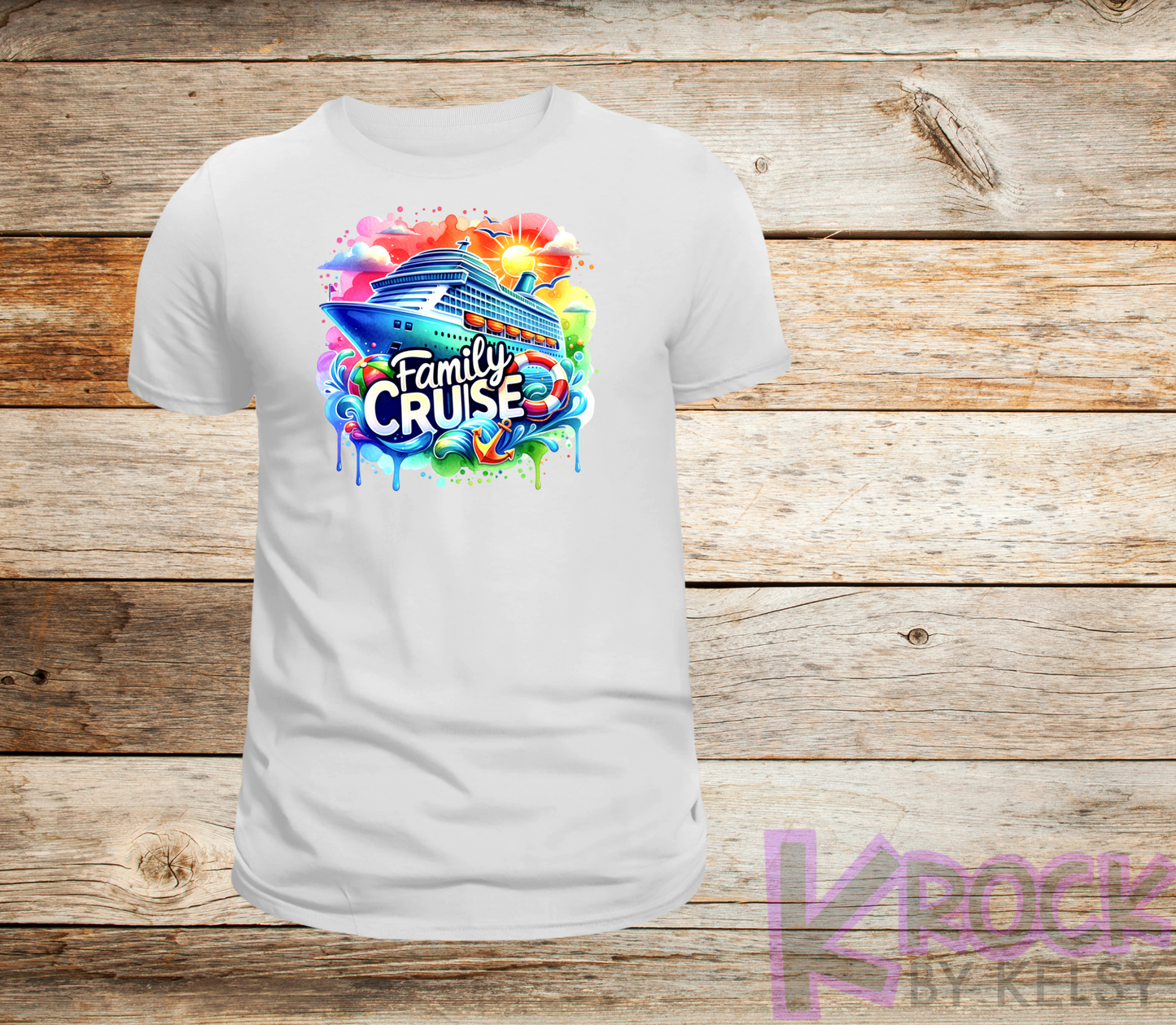 Family Cruise - Adult Unisex Cotton T-Shirt