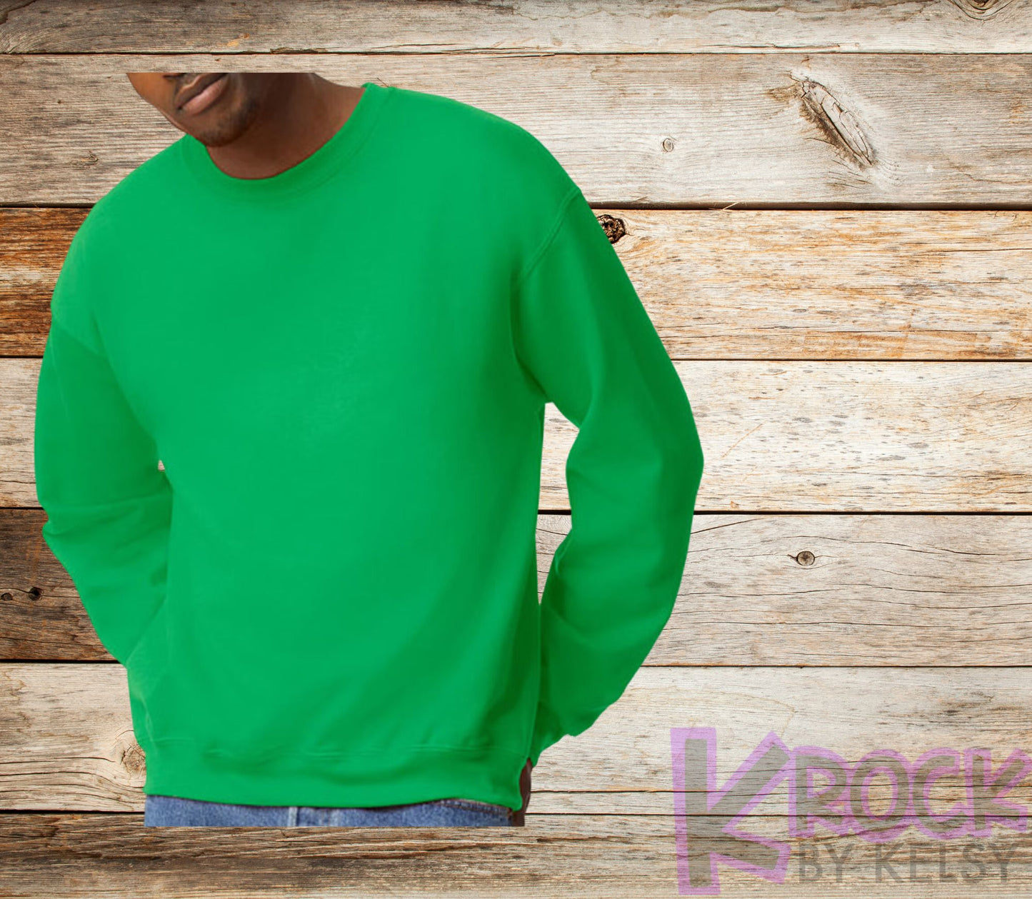 Adult Unisex 50/50 Fleece Crew