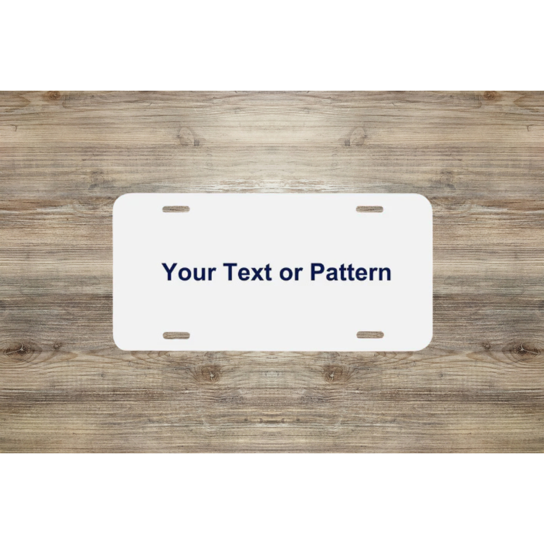 Customizable License Plate/Door Hanger