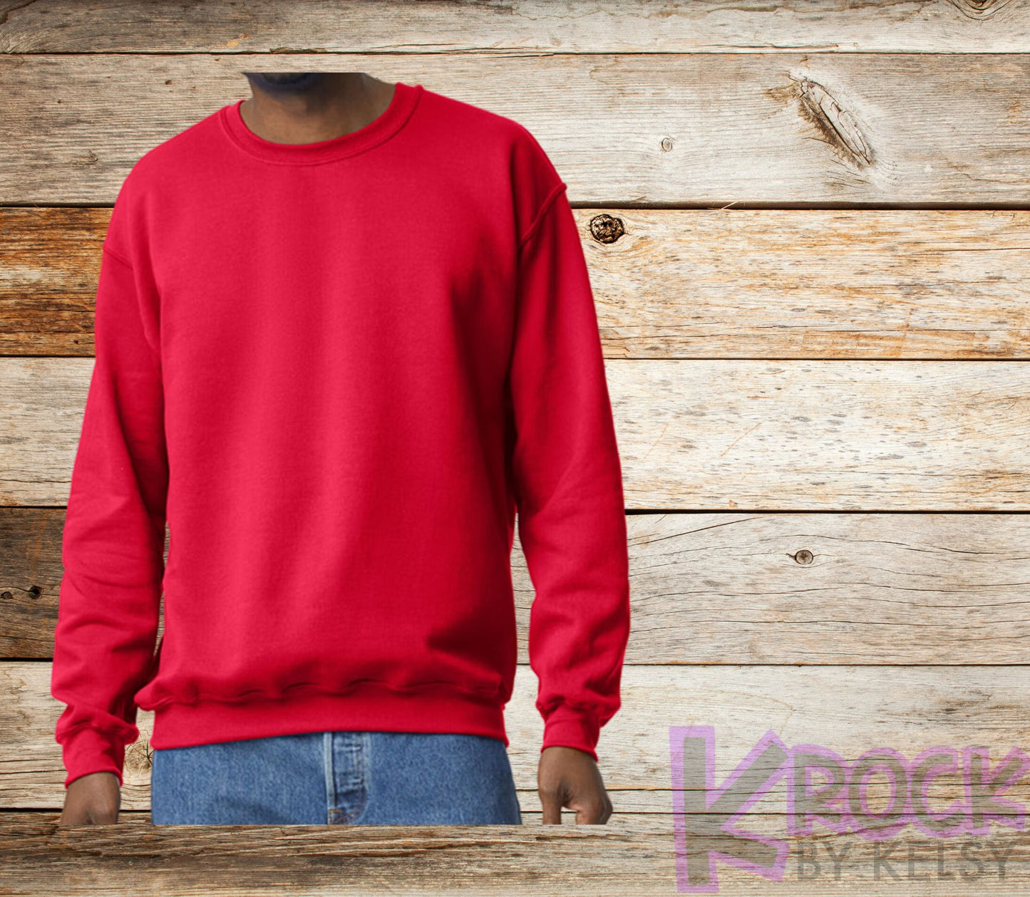 Adult Unisex 50/50 Fleece Crew