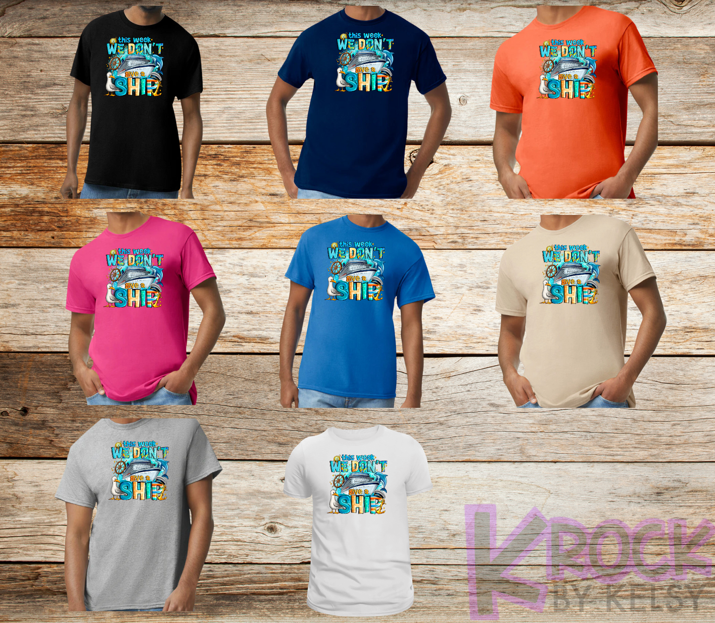 This Week We Don't Give A Ship - Adult Unisex Cotton T-Shirt