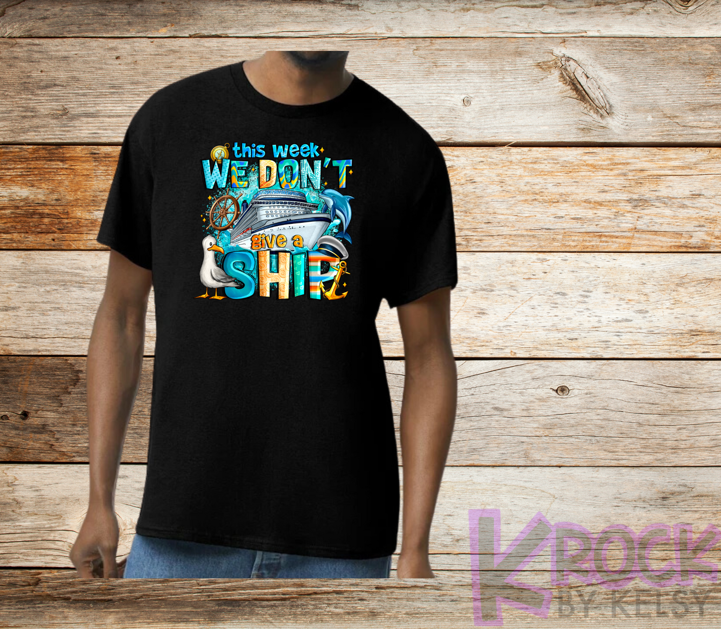 This Week We Don't Give A Ship - Adult Unisex Cotton T-Shirt