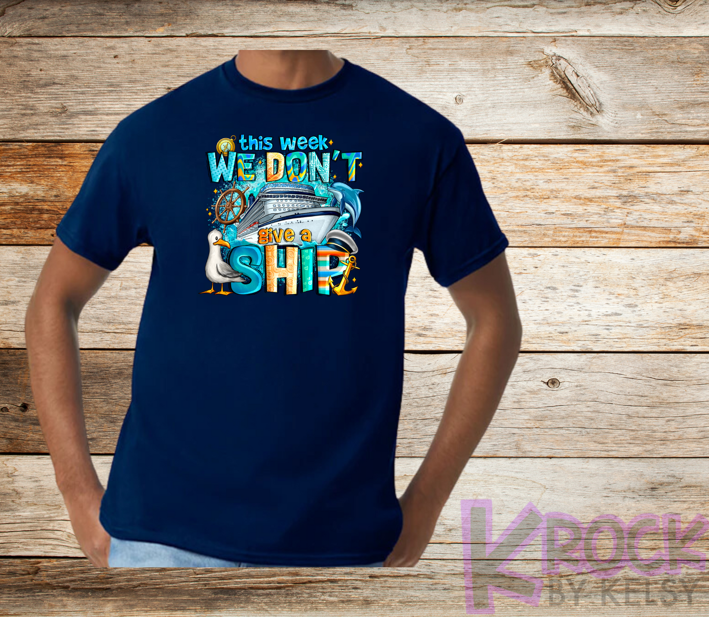 This Week We Don't Give A Ship - Adult Unisex Cotton T-Shirt