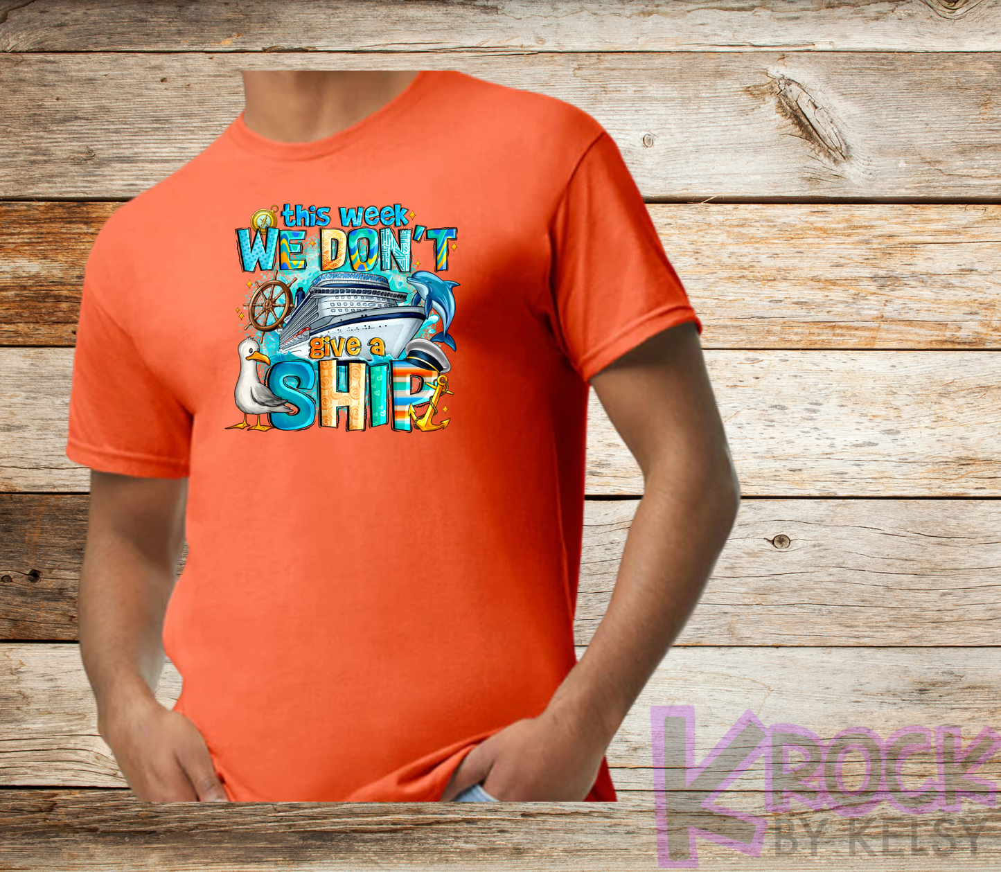 This Week We Don't Give A Ship - Adult Unisex Cotton T-Shirt