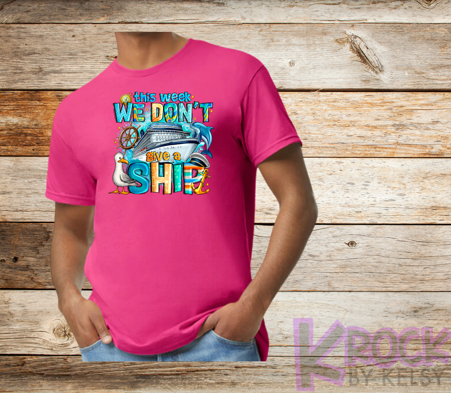 This Week We Don't Give A Ship - Adult Unisex Cotton T-Shirt