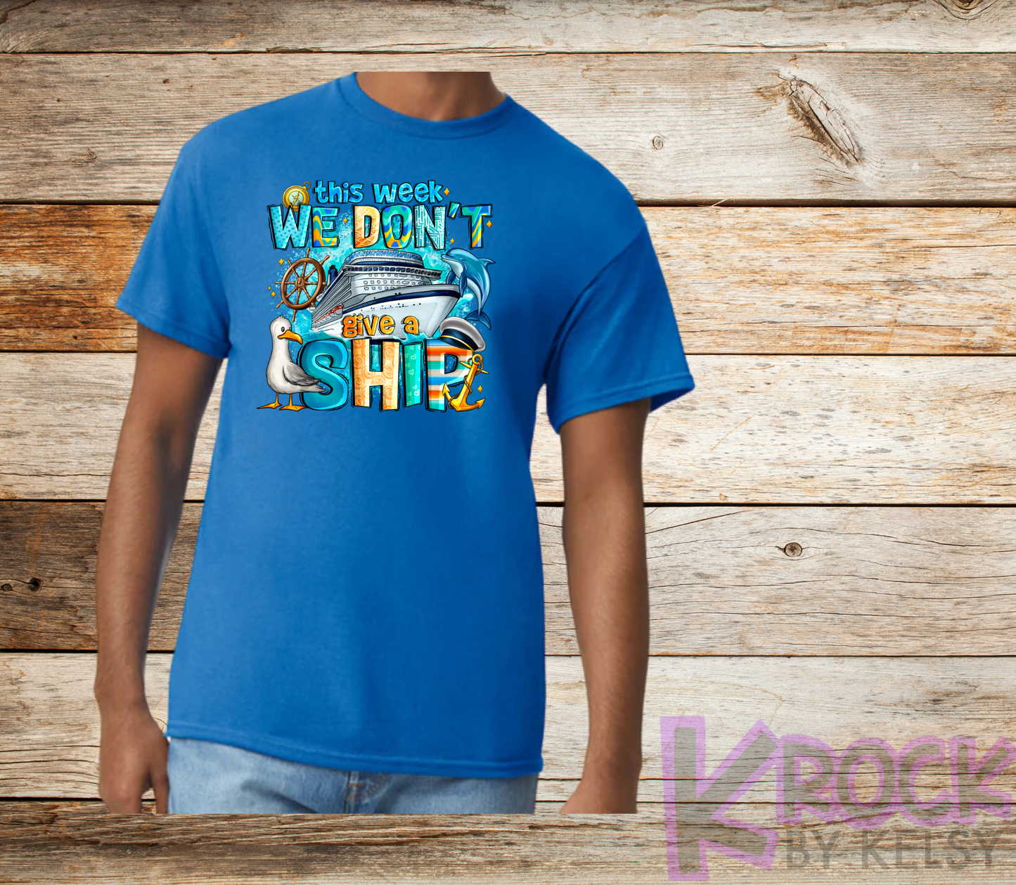 This Week We Don't Give A Ship - Adult Unisex Cotton T-Shirt