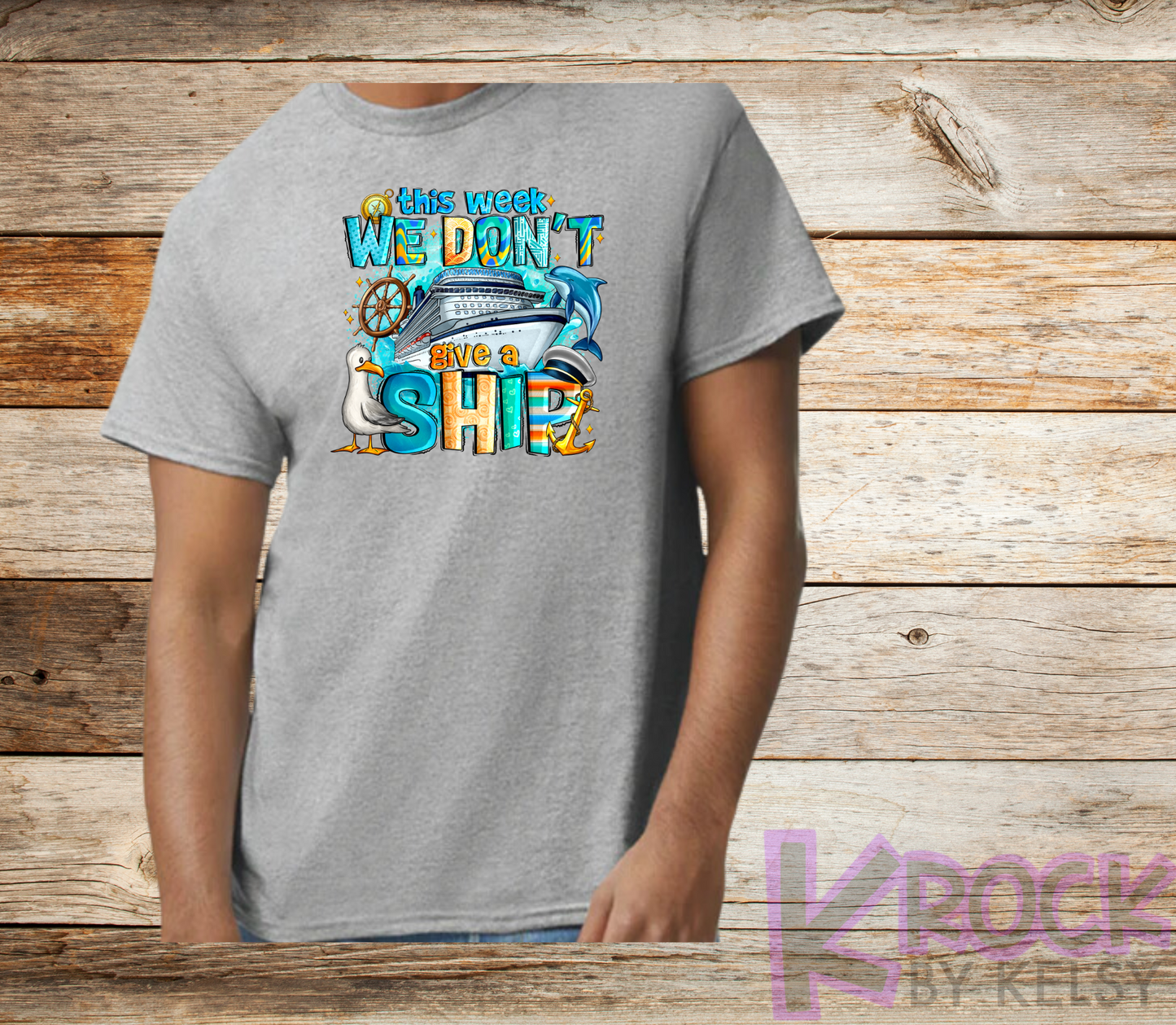 This Week We Don't Give A Ship - Adult Unisex Cotton T-Shirt