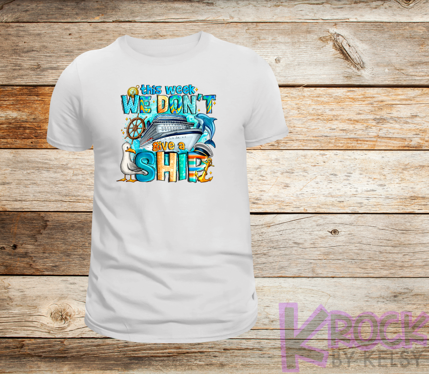 This Week We Don't Give A Ship - Adult Unisex Cotton T-Shirt