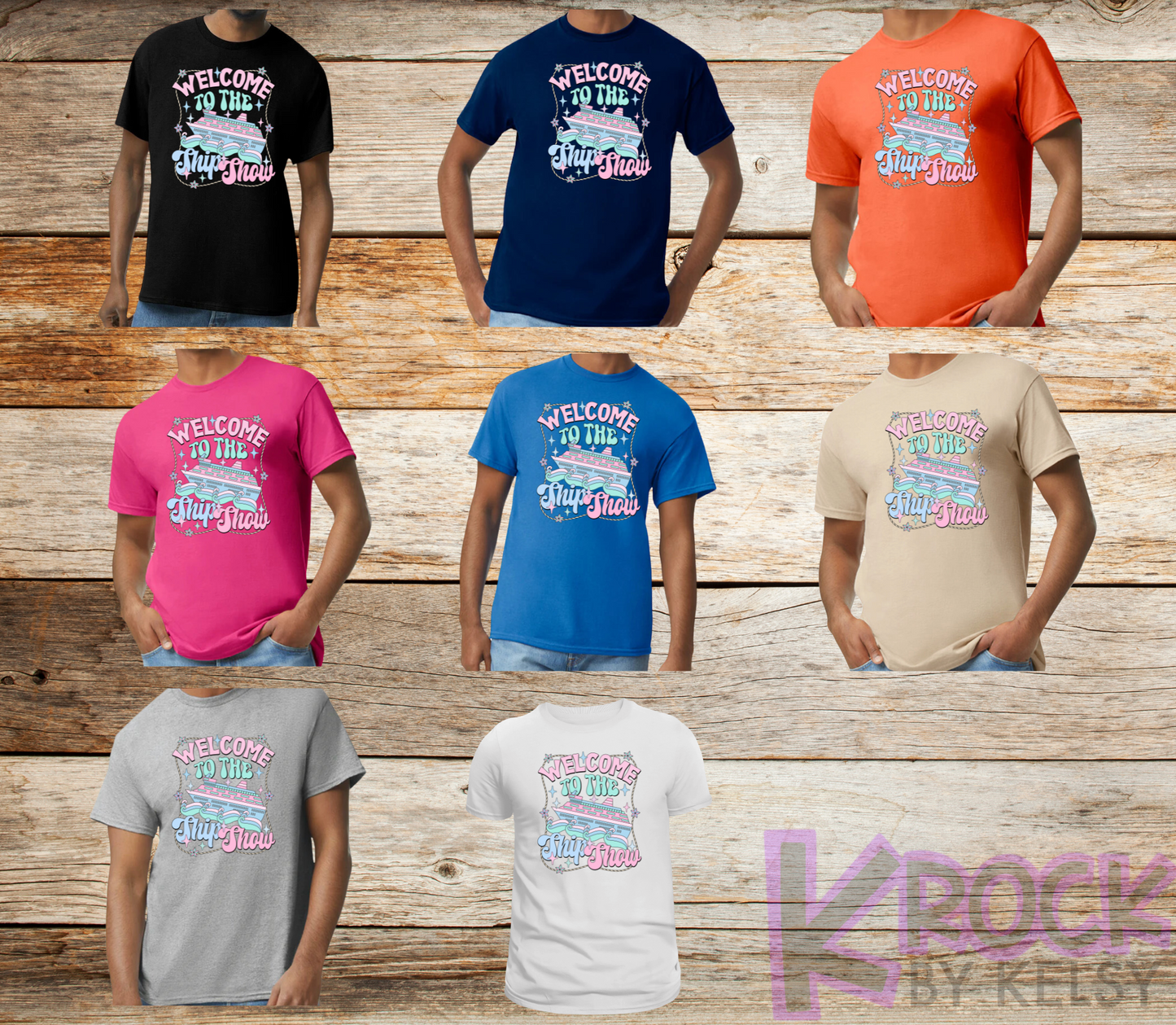 Welcome To The Ship Show - Adult Unisex Cotton T-Shirt