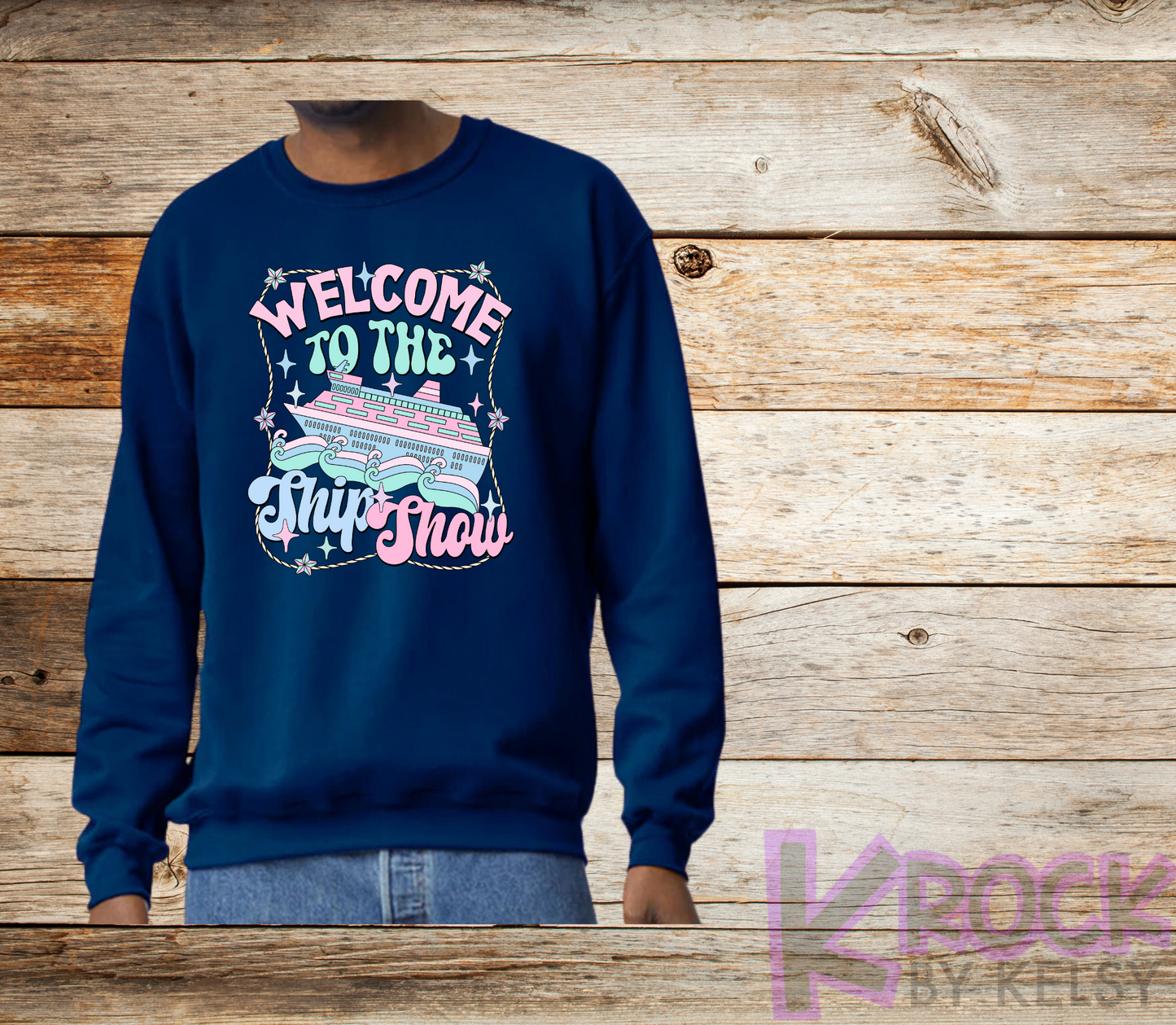 Welcome To The Ship Show - Adult Unisex 50/50 Fleece Crew
