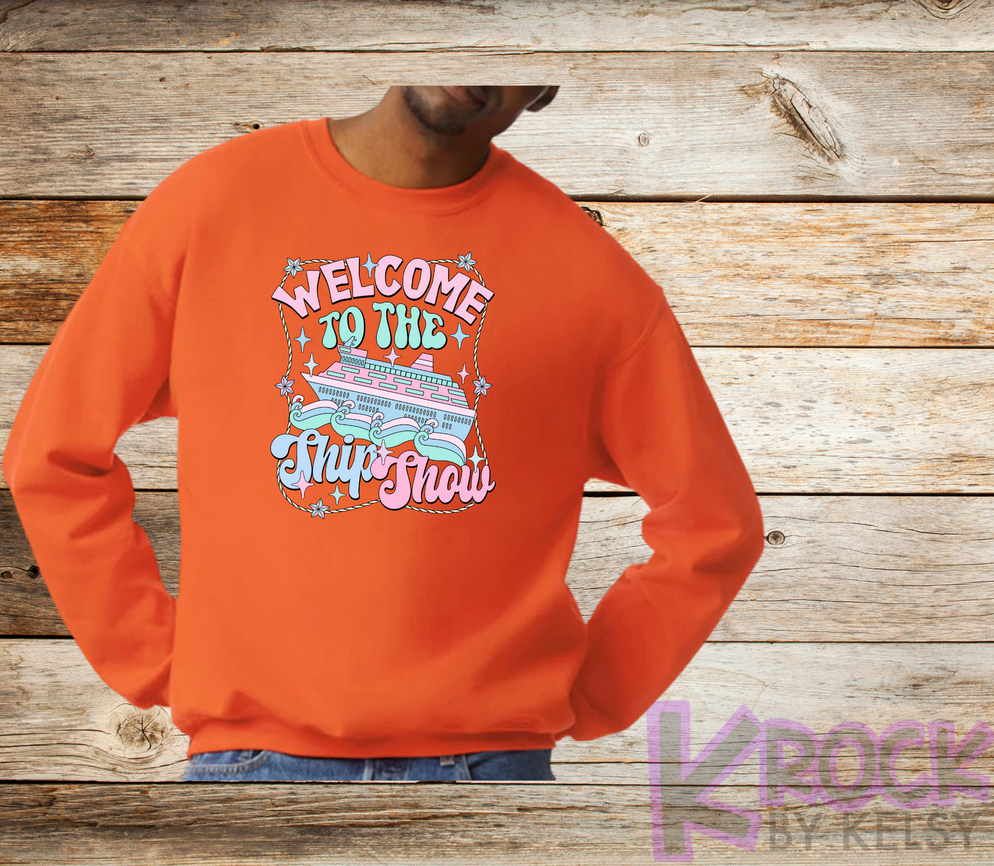 Welcome To The Ship Show - Adult Unisex 50/50 Fleece Crew