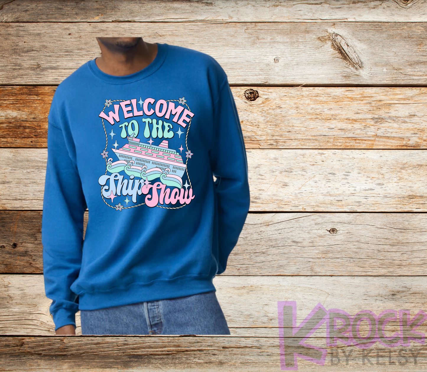 Welcome To The Ship Show - Adult Unisex 50/50 Fleece Crew