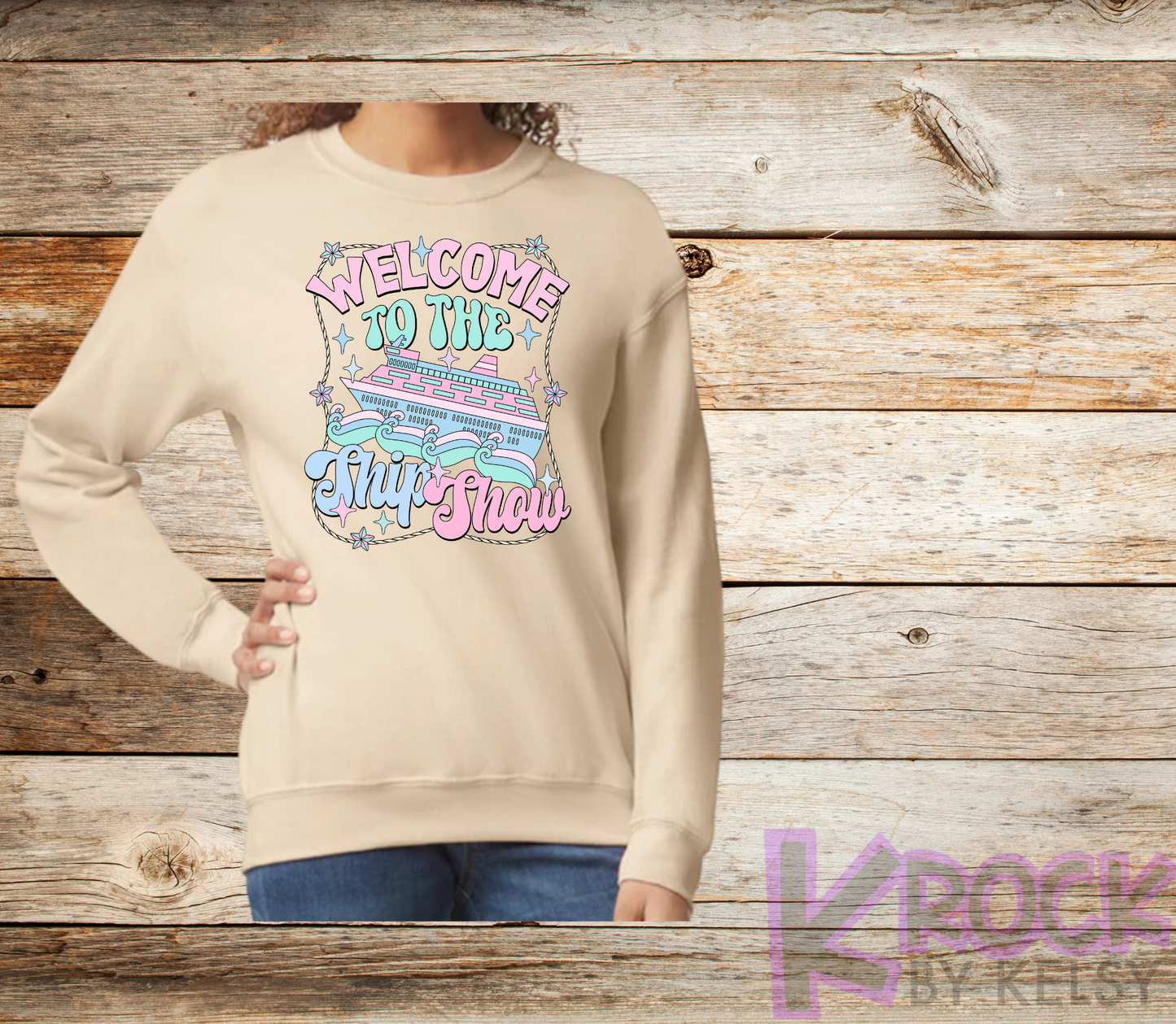 Welcome To The Ship Show - Adult Unisex 50/50 Fleece Crew