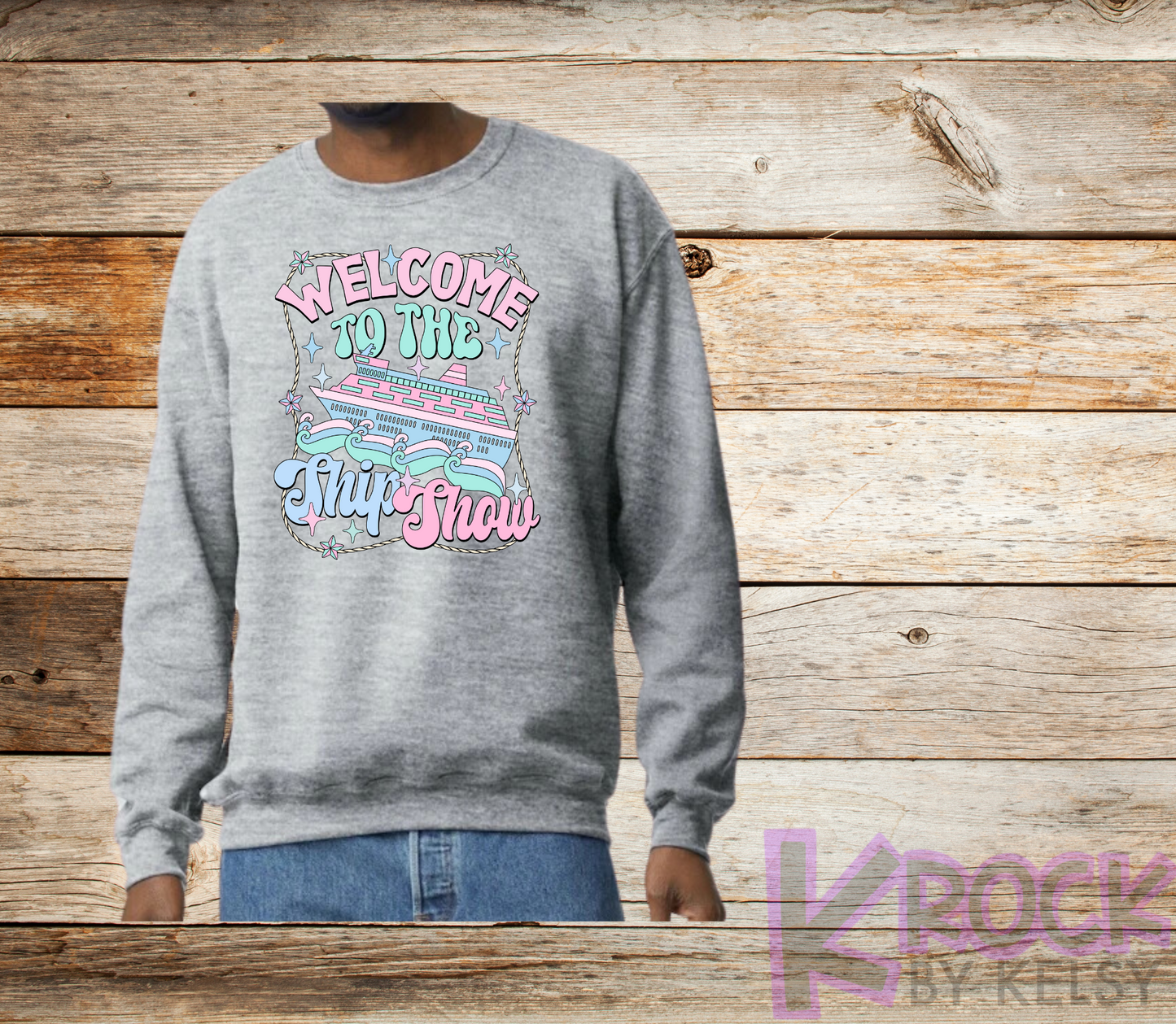 Welcome To The Ship Show - Adult Unisex 50/50 Fleece Crew