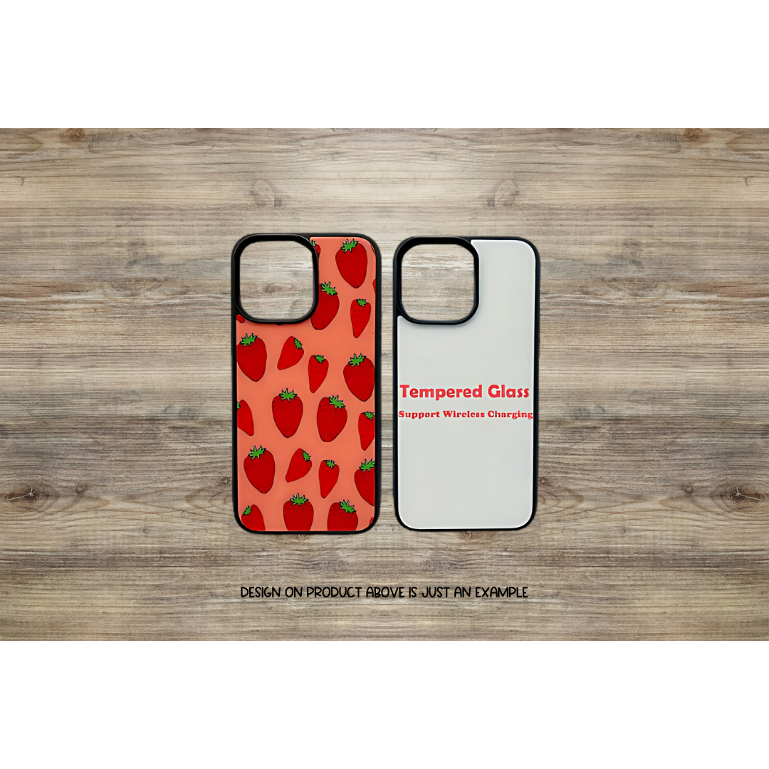 iPhone Customizable Cases w/ Tempered Glass Backs. Wireless Charging Is Supported