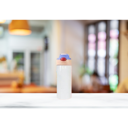 12oz Kids Flip Top Sublimation Water Bottle