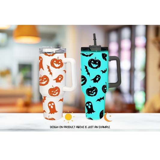 40oz Quencher Glow In The Dark Sublimation Tumbler
