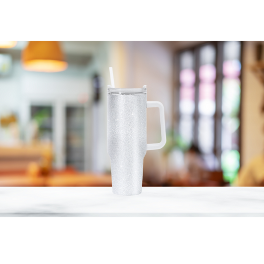 40oz Quencher Glitter Sublimation Tumbler