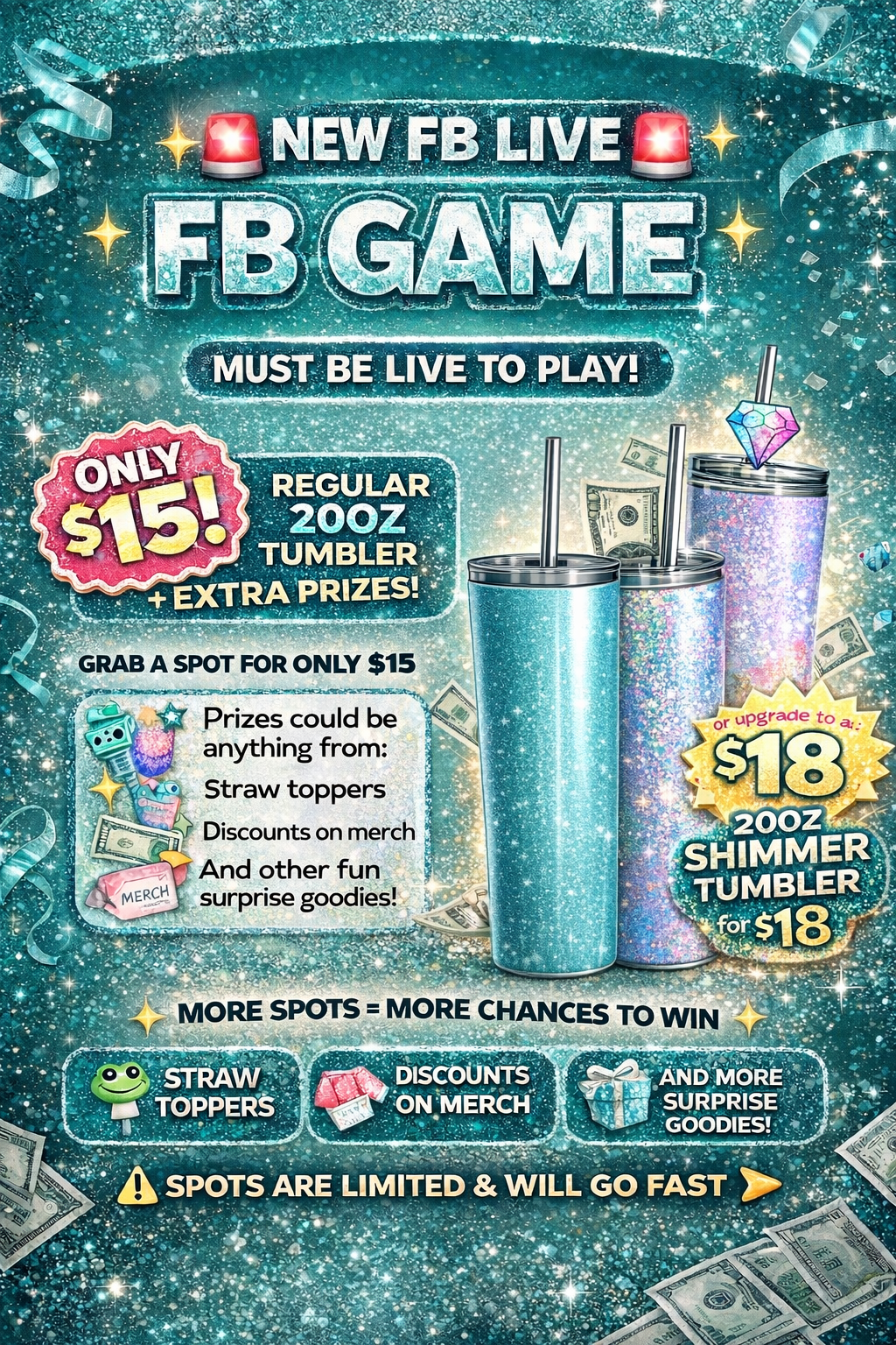 Tumbler Treasure Live!