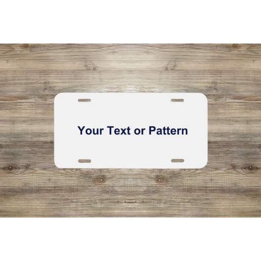 Customizable License Plate/Door Hanger