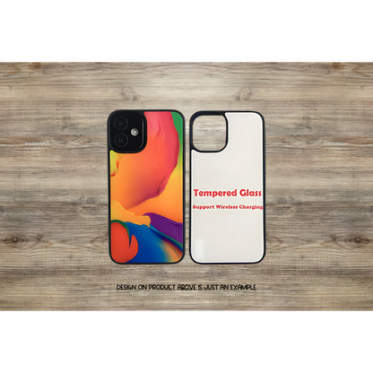 iPhone Customizable Cases w/ Tempered Glass Backs. Wireless Charging Is Supported